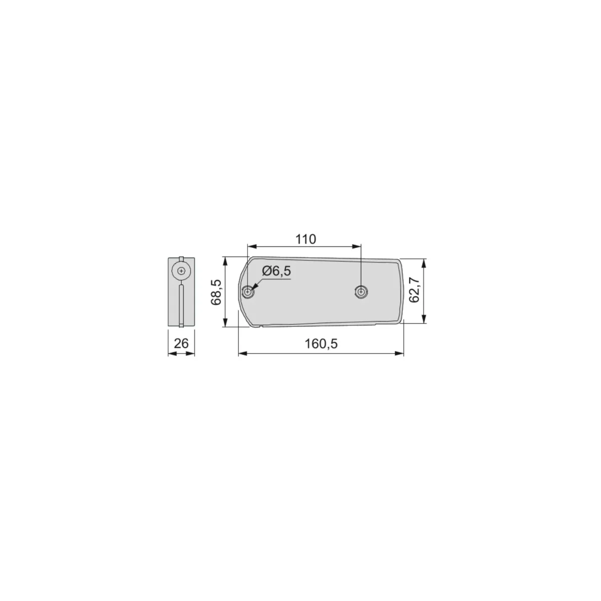 Mecanismo para portas rebatíveis Microwinch, cinza, Aço e Plástico - Image 7