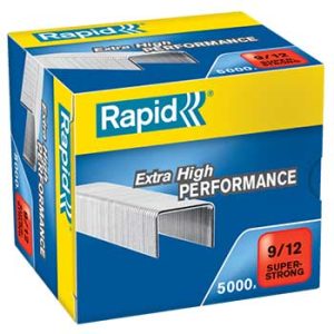 Agrafos 9/ 12 Rapid (60/ 90 Folhas) Cx5000