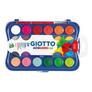 Aguarelas Giotto Cores Sortidas Cx 24