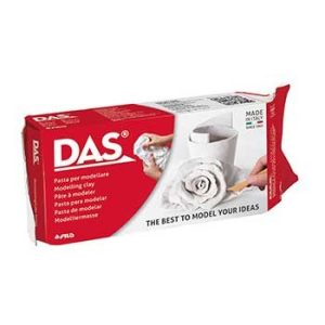 Pasta de modelar DAS Branca 1kg