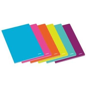 Caderno Agrafado Ambar School A4 Liso 60Fls