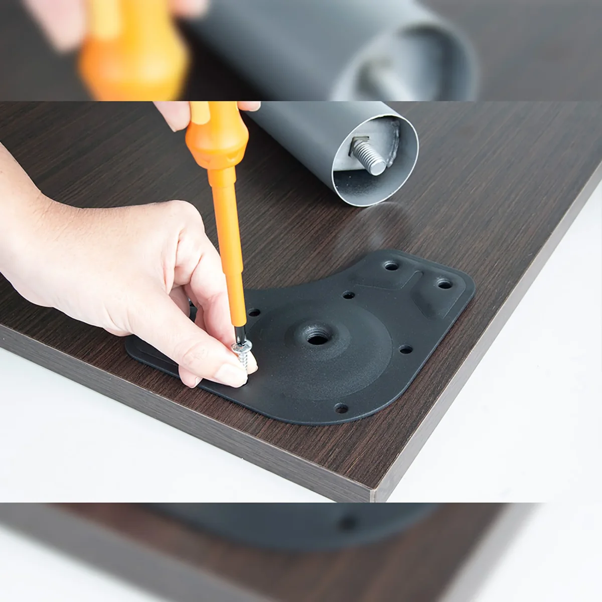 Pernas para mesa, D. 60 mm, reguláveis 830 – 850 mm em aço, 4 un. - Image 6