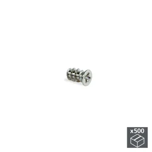 Parafusos Euro, com cabeça plana Pozidrive, D. 6,2 mm, Aço