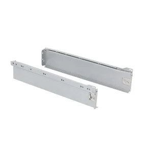 Kit gaveta de cozinha Ultrabox, altura 86 mm, prof. (270mm a 500 mm), Aço, Cinza metalizado 10 un.