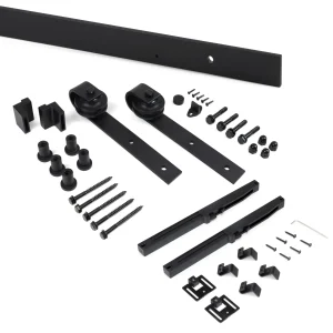 Sistema Barn para portas de correr suspensas, fecho suave, painéis não incluídos, 60 Kg, aço.