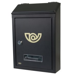 Caixa de correio em aço com entrada e saída pela frente mod.2 mini