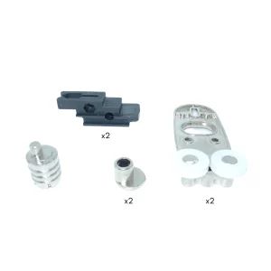 Kit para porta de correr, 35kg, portas de 20mm