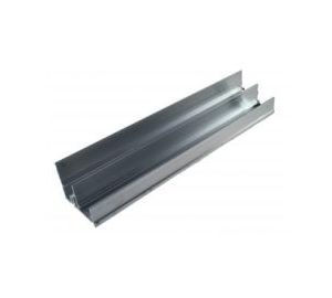 Barra de carril inferior para portas de roupeiro suspenso Silent-MF60