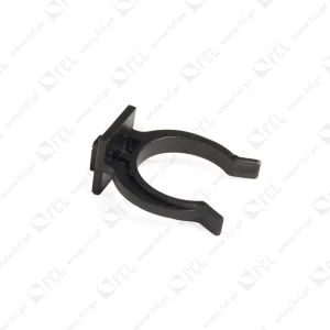 Grampo de rodapé Line 2 e Plasline 2 para Bone Foot, Plástico, Preto, 20 un