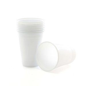 Copos Plastico Branco (Agua / Cha) 200ml-(Pack100)