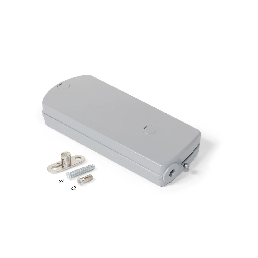Mecanismo para portas rebatíveis Microwinch, cinza, Aço e Plástico - Image 2